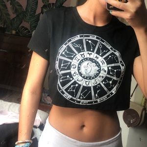 Zodiac Crop Tee